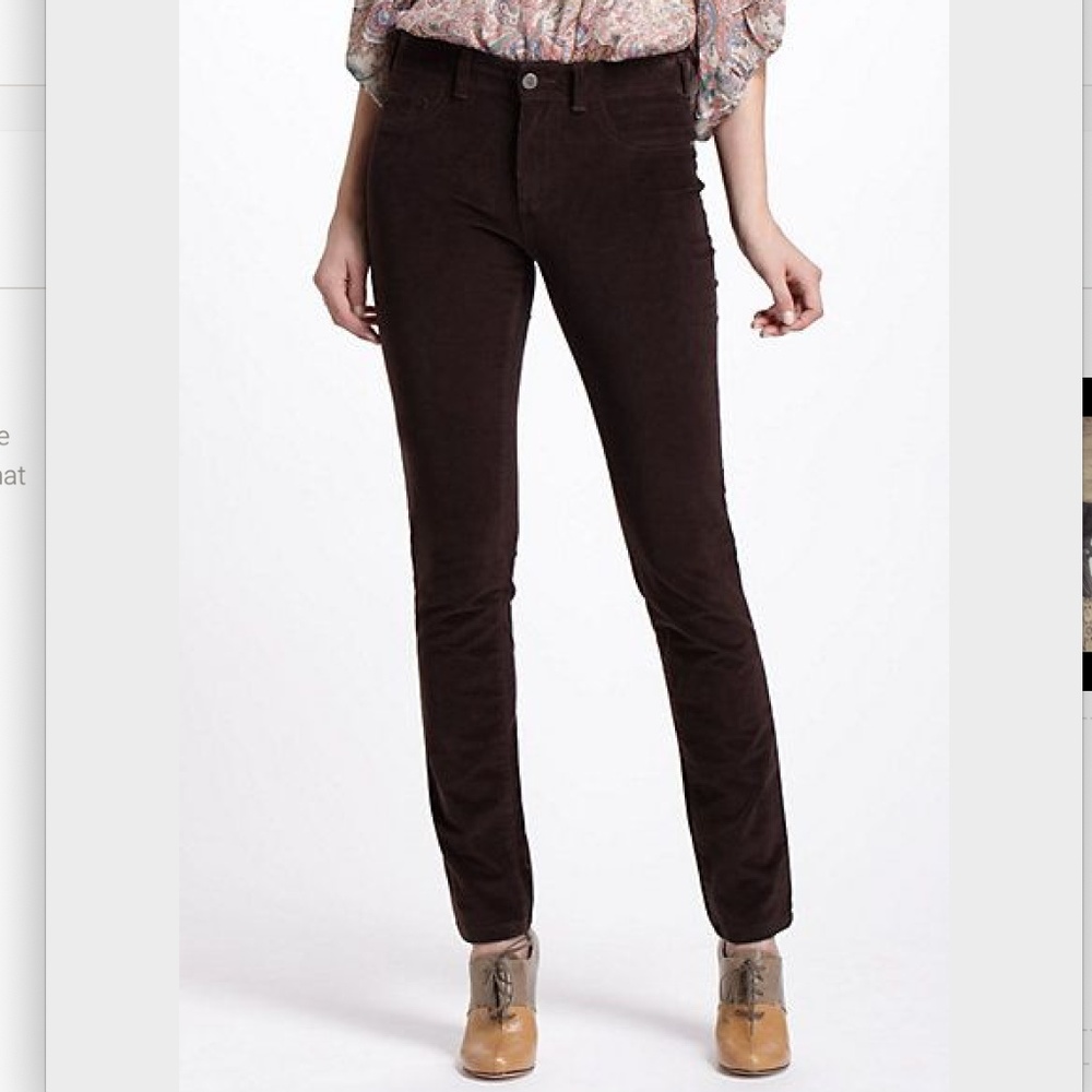 Pilcro serif corduroy leggings in gray